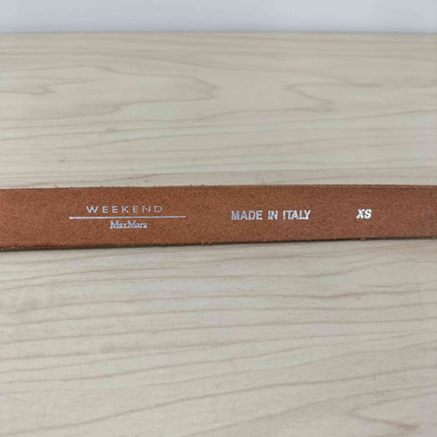 マックスマーラウィークエンド MAX MARA WEEKEND イタリア製 ロングレザーベルト レディース JPN:XS