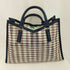 ハシバミ HASHIBAMI Berg Mesh Trapezoid 2way Tote レディース