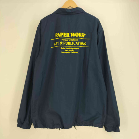 PAPER WORK NYC コットン コーチジャケット メンズ JPN:XL