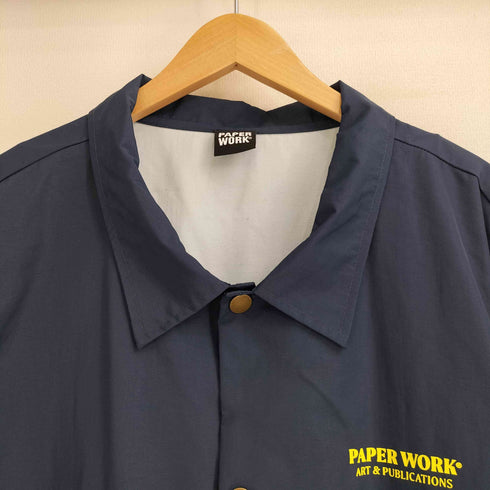PAPER WORK NYC コットン コーチジャケット メンズ JPN:XL