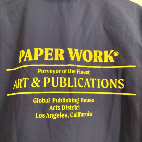 PAPER WORK NYC コットン コーチジャケット メンズ JPN:XL