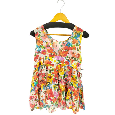マカフィー MACPHEE 花柄 シルク チュニック レディース JPN:38