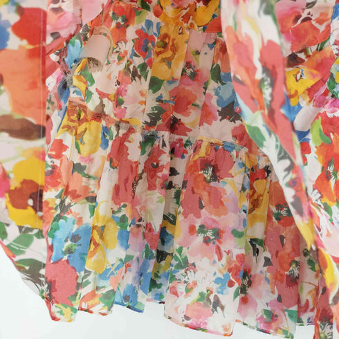 マカフィー MACPHEE 花柄 シルク チュニック レディース JPN:38