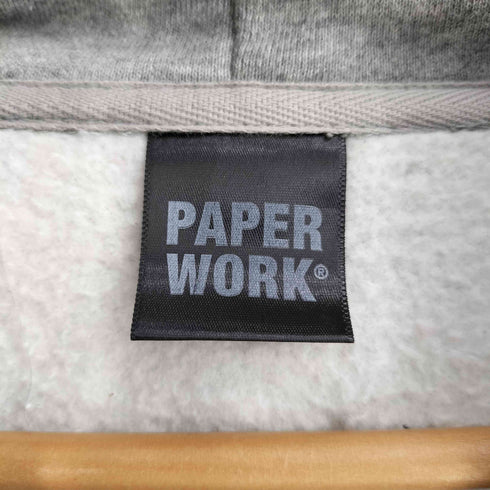 PAPER WORK NYC USA製 両面 プリント ヘビーウェイト フーディー メンズ import:XL