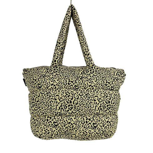 ザラ ZARA レオパード パデッド トート バッグ レディース
