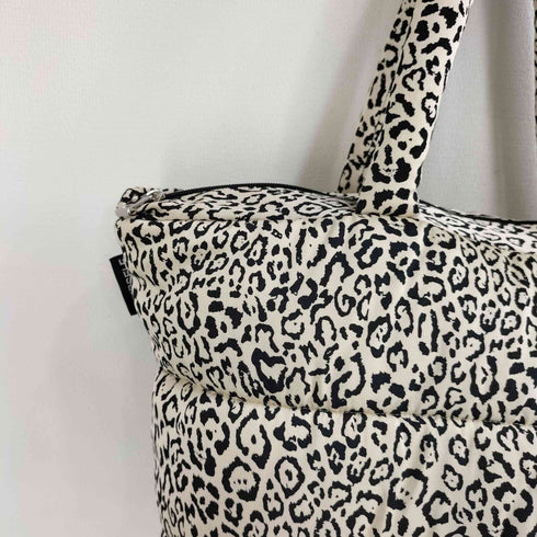 ザラ ZARA レオパード パデッド トート バッグ レディース