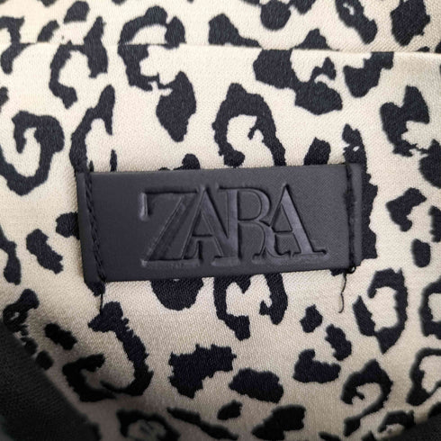 ザラ ZARA レオパード パデッド トート バッグ レディース