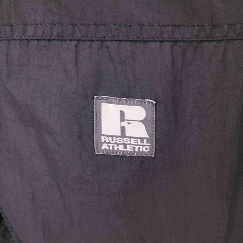 ラッセルアスレチック RUSSELL ATHLETIC 別注 パッカブル フード ジップアップ ナイロン ジャケット メンズ JPN:M