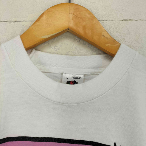 フルーツオブザルーム FRUIT OF THE LOOM 80S~ 1989コピーライト コミックプリントTシャツ 袖裾シングル メンズ L