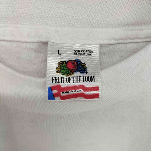 フルーツオブザルーム FRUIT OF THE LOOM 80S~ 1989コピーライト コミックプリントTシャツ 袖裾シングル メンズ L