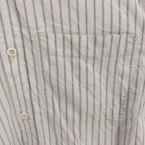エムエイチエル MHL. 24SS PJ STRIPE COTTON SHIRTING ST SHIRT スタンドカラーシャツ メンズ JPN:S