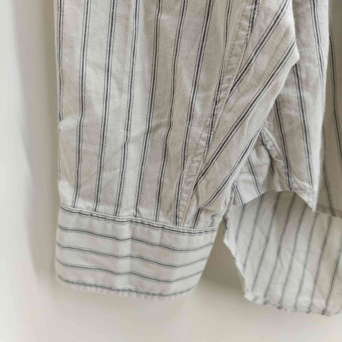 エムエイチエル MHL. 24SS PJ STRIPE COTTON SHIRTING ST SHIRT スタンドカラーシャツ メンズ JPN:S
