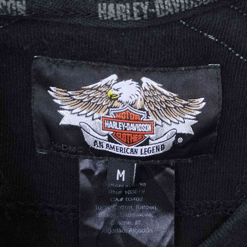 ハーレーダビッドソン HARLEY-DAVIDSON 00s 105YEARS サイドライン スウェット メンズ JPN:M