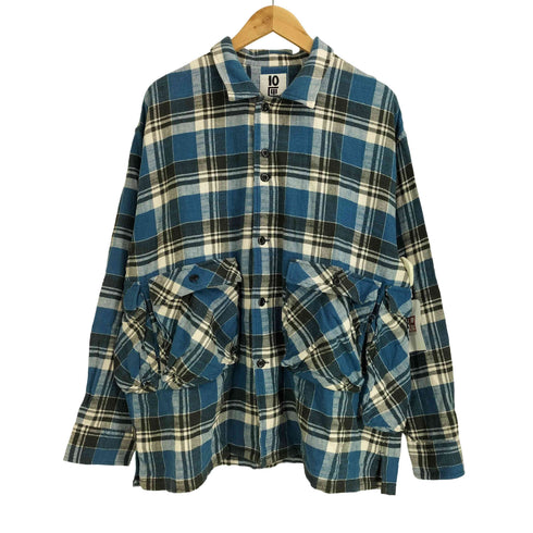 テンボックス 10匣 TENBOX DRAG DEALER SHIRTS ドラッグディーラーシャツ オンブレチェック ネルシャツ メンズ JPN:L