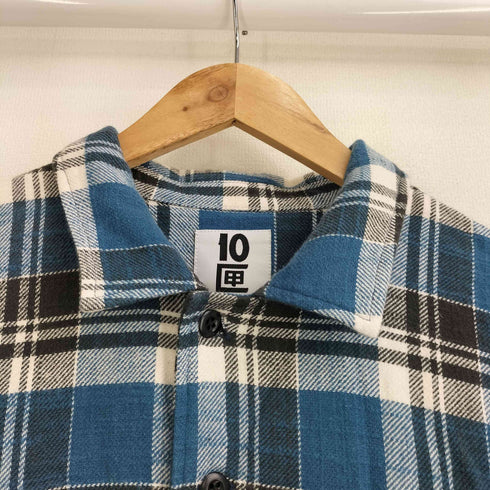 テンボックス 10匣 TENBOX DRAG DEALER SHIRTS ドラッグディーラーシャツ オンブレチェック ネルシャツ メンズ JPN:L