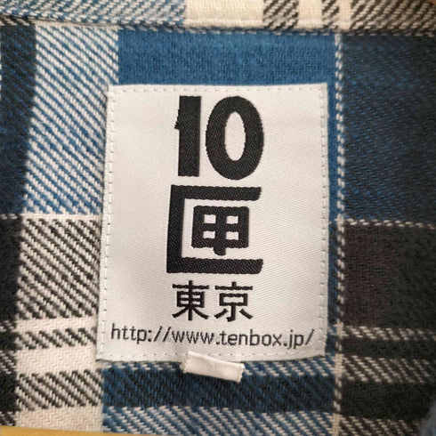 テンボックス 10匣 TENBOX DRAG DEALER SHIRTS ドラッグディーラーシャツ オンブレチェック ネルシャツ メンズ JPN:L