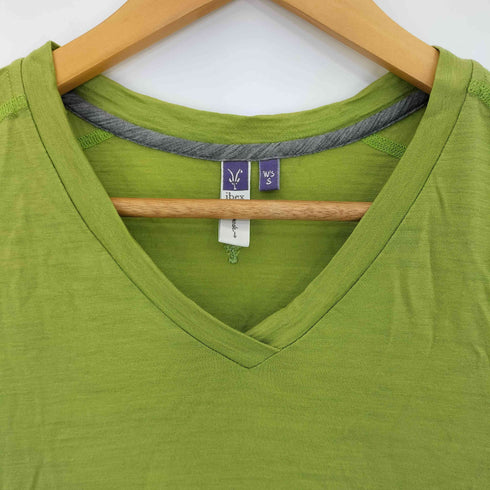 Ibex メリノウール VネックTシャツ レディース JPN:S
