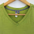 Ibex メリノウール VネックTシャツ レディース JPN:S