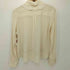 クロエ Chloe フランス製 シルク 襟フリルデザイン L/S ブラウス レディース FR:36