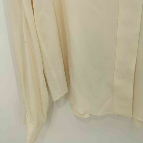 クロエ Chloe フランス製 シルク 襟フリルデザイン L/S ブラウス レディース FR:36