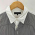 コムデギャルソンオムプリュス COMME des GARCONS HOMME PLUS 19AW フェイクレイヤード マルチポケット ストライプシャツ メンズ XS