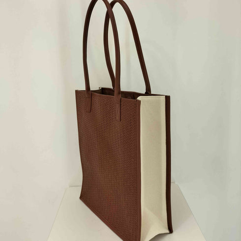 シップス SHIPS メッシュレザー コンビ トートバッグ メンズ