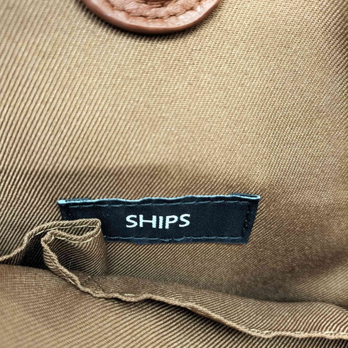 シップス SHIPS メッシュレザー コンビ トートバッグ メンズ