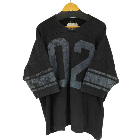 BASKETCASE HORSECOLLAR FOOTBALL SHIRT SS / BLACK メンズ JPN:L