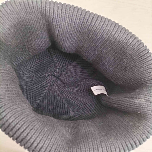 クレプスキュール crepuscule リブニットビーニー ニット帽 メンズ ONE SIZE