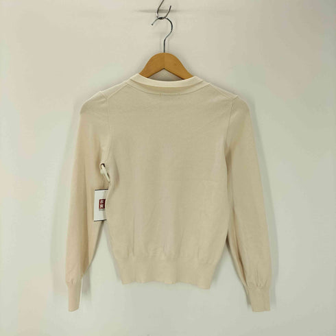 ナチュラルビューティーベーシック NATURAL BEAUTY BASIC メタルパーツボウタイニット レディース M