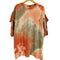 オズモーシス OSMOSIS 25SS タイダイショルダーフリルTシャツ レディース ONE SIZE