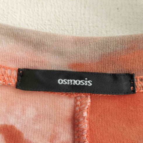 オズモーシス OSMOSIS 25SS タイダイショルダーフリルTシャツ レディース ONE SIZE