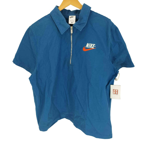 ナイキ NIKE 21SS TREND OVERSHIRT トレンド オーバー シャツ ロゴ 刺繍 メンズ import:XL