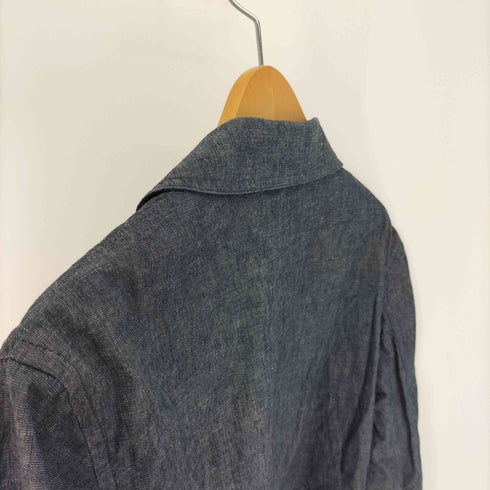 ジェイプレス J.PRESS リネン コットン ナイロン ミックスファブリック 4B シャンブレー テーラード ジャケット メンズ import:M