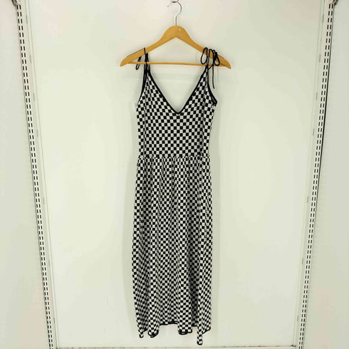 ブラックバイマウジー BLACK by moussy block check knit dress レディース FREE