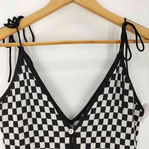 ブラックバイマウジー BLACK by moussy block check knit dress レディース FREE