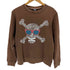ステューシー Stussy スカル×グラサン プリントロゴスウェット メンズ import:M