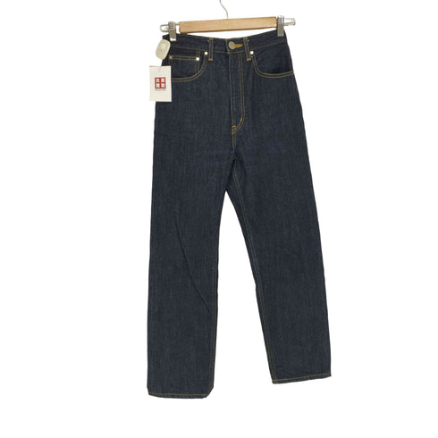 ブラックバイマウジー BLACK by moussy PUNA one wash long denim レディース 23