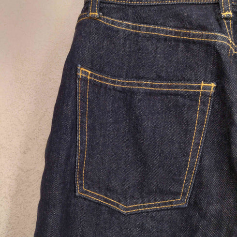 ブラックバイマウジー BLACK by moussy PUNA one wash long denim レディース 23