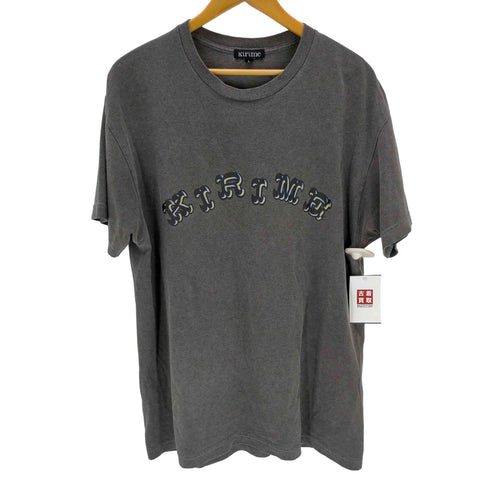 キリメ Kirime ヴィンテージ加工 ロゴTシャツ メンズ import:L