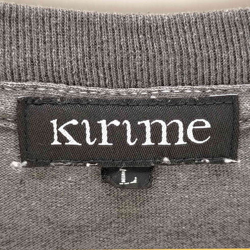 キリメ Kirime ヴィンテージ加工 ロゴTシャツ メンズ import:L