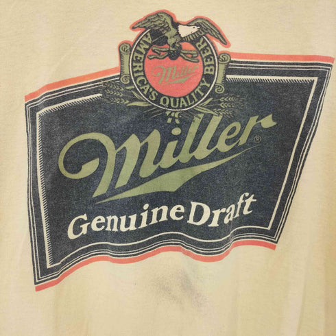 90S MILLER GENUINE DRAFT シングルステッチ Tシャツ メンズ