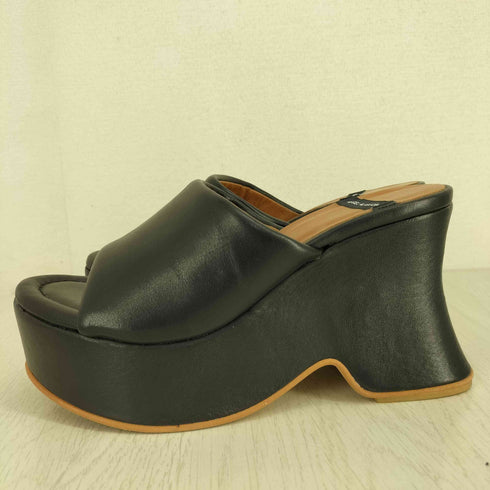 ANGEL ALARCON OLDY LEATHER PLATFORM SANDAL レディース EUR:35