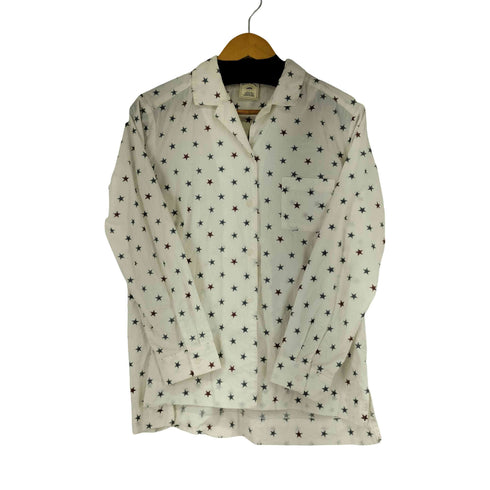 ジェラートピケ gelato pique 総柄 L/S オープンカラーパジャマシャツ レディース