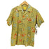 カールヘルム Karl Helmut 日本製 シルク混 金魚 ランチュウ 花 開襟 オープンカラー S/S シャツ アロハシャツ メンズ JPN:M