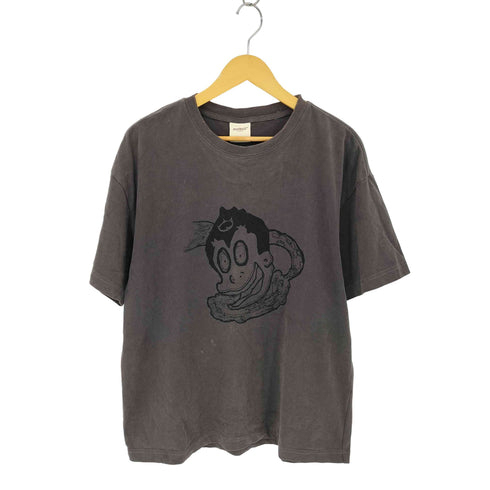 mentmateモンマルトさん プリントクルーネックS/S Tシャツ メンズ JPN:L