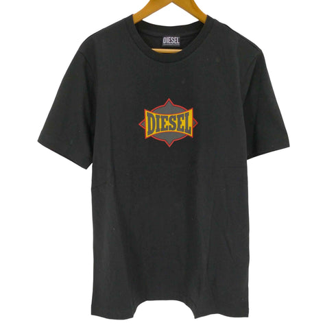 ディーゼル DIESEL ロゴプリント クルーネック Tシャツ メンズ import:M