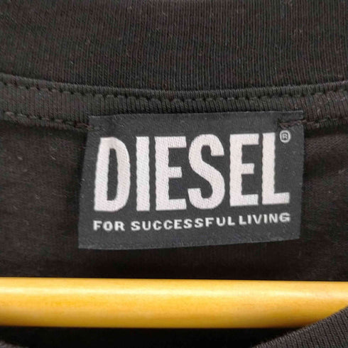 ディーゼル DIESEL ロゴプリント クルーネック Tシャツ メンズ import:M