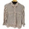 エキップモン EQUIPMENT ストライプ シルク L/S シャツ レディース JPN:XS