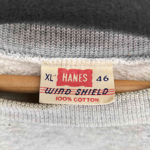 ヘインズ Hanes 50S~60S WINDSHIELD カットオフ 半袖スウェット メンズ import:XL